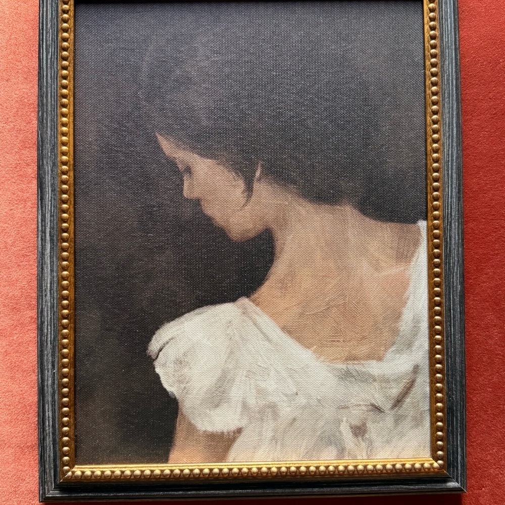 Studio McGee Elegant Portrait with Gold and Black Frame